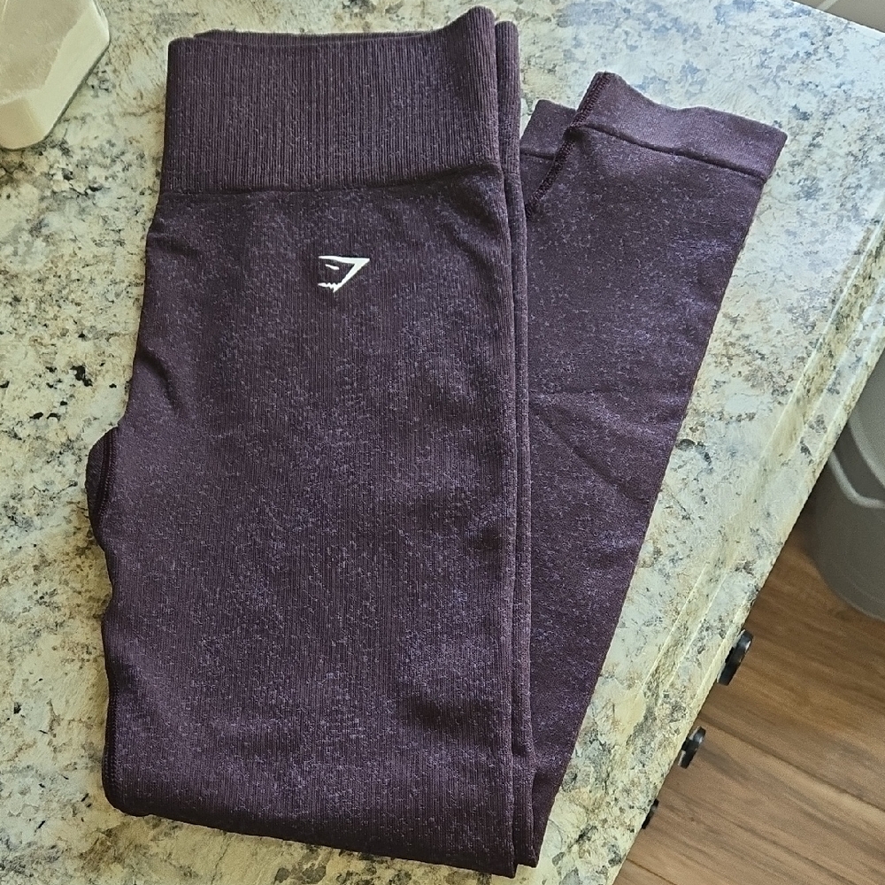 Gymshark High-Waist Leggings in Plum Purple